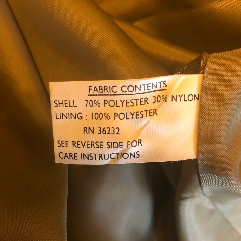 J. Gallery Vintage Long Belted Trench Jacket windbreaker Coat Size 16 - Picture 4 of 15
